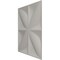 Ekena Millwork 19 5/8in. W x 19 5/8in. H Alexa EnduraWall Decorative 3D Wall Panel Covers 2.67 Sq. Ft. WP20X20ALDVG - alternate 3